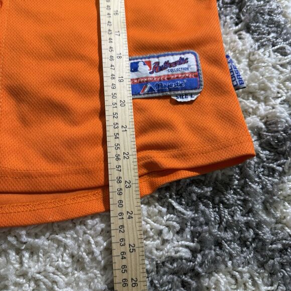 Florida Marlins JOSE REYES Orange Home Jersey Youth Large MAJESTIC MLB Authentic - Picture 5 of 7